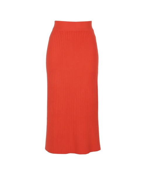 KOBE LETTUCE（コウベレタス）の「ストレッチリブニットタイトスカート（スカート・レディース・グレー/ベージュ/レッド/ブラック/ダークブラウン・FREE）」の14枚目の写真