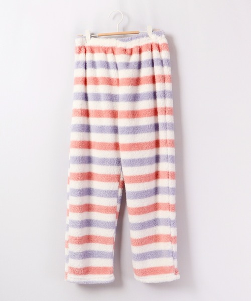 Ree&Mee（リーアンドミー）の「Ree&Mee 2点セット モコモコ ボア ボーダー セットアップ 上下セット ルームウェア パジャマ（ルームウェア/パジャマ・レディース・ピンク/ピンク系その他/ブルー系その他/ブルー・FREE）」の20枚目の写真