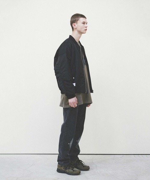 LIBERE（リベーレ）の「LIBERE リベーレ / MA-1 JACKET ミリタリージャケット / 225111-225112-225113（MA-1・メンズ・ブラック/グレー/カーキ・MEDIUM/SMALL/LARGE）」の17枚目の写真