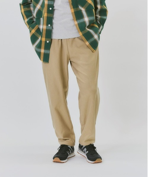 BACK NUMBER（バックナンバー）の「【BACK NUMBER】WARMレギュラーイージーパンツ（その他パンツ・メンズ・ネイビー/ブラック/ベージュ/オリーブ/ブラック×ホワイト・M/L/XL/S）」の2枚目の写真