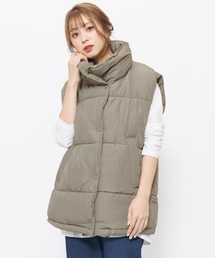 mili an deni（ミリアンデニ）の「ファイバーダウンオーバーベスト（ダウンベスト）」