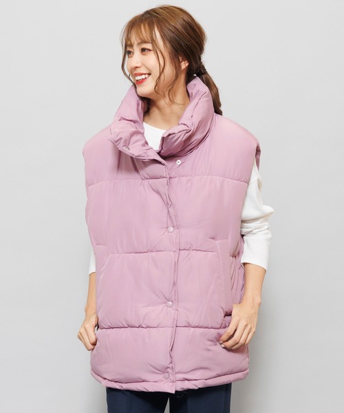 セール】ファイバーダウンオーバーベスト（ダウンベスト）｜mili an