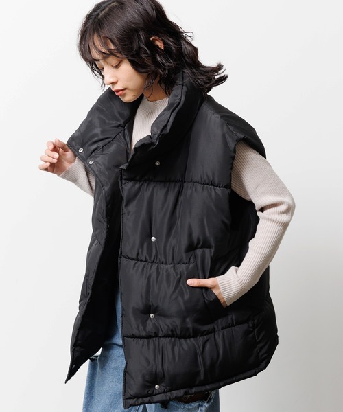 セール】ファイバーダウンオーバーベスト（ダウンベスト）｜mili an