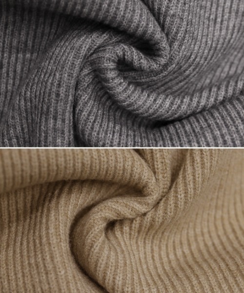 select MOCA（セレクトモカ）の「リラックスニットセットアップ（セットアップ・レディース・ベージュ/ブラック/グレー・FREE）」の6枚目の写真