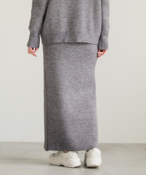 select MOCA（セレクトモカ）の「リラックスニットセットアップ（セットアップ・レディース・ベージュ/ブラック/グレー・FREE）」の13枚目の写真