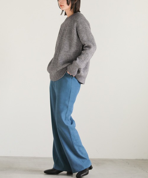 select MOCA（セレクトモカ）の「リラックスニットセットアップ（セットアップ・レディース・ベージュ/ブラック/グレー・FREE）」の18枚目の写真