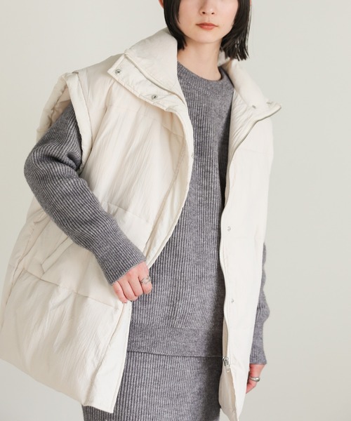 select MOCA（セレクトモカ）の「リラックスニットセットアップ（セットアップ・レディース・ベージュ/ブラック/グレー・FREE）」の14枚目の写真