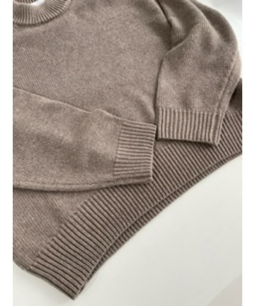 ulu（ウル）の「Mock neck knit pullover（ニット/セーター・レディース・モカ・FREE）」の12枚目の写真