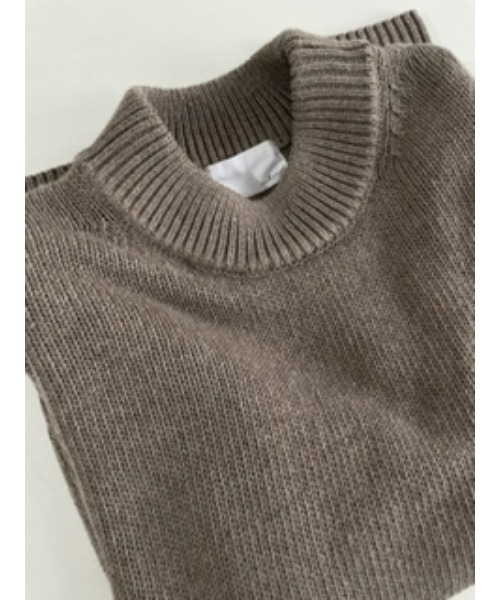 ulu（ウル）の「Mock neck knit pullover（ニット/セーター・レディース・モカ・FREE）」の13枚目の写真