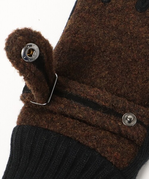 BEAMS HEART（ビームスハート）の「ブークレ グローブ【タッチパネル対応】（手袋・メンズ・チャコールグレー/ダークブラウン/ブラウン/ブラック系その他4・ONE SIZE）」の17枚目の写真