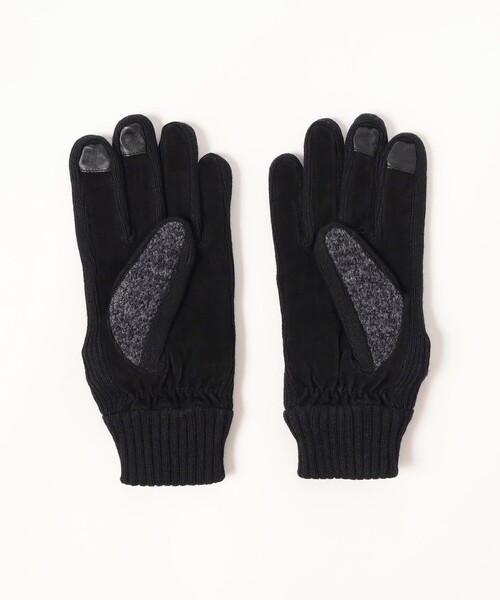 BEAMS HEART（ビームスハート）の「ブークレ グローブ【タッチパネル対応】（手袋・メンズ・チャコールグレー/ダークブラウン/ブラウン/ブラック系その他4・ONE SIZE）」の22枚目の写真