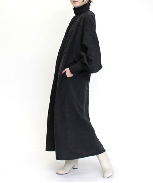 STYLEBLOCK(スタイルブロック)の「ドルマンスリーブワンピース(ワンピース・レディース・ブラック/アイボリー/モカ・M)」の6枚目の写真