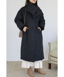 【ZOZO限定】スヌード付きオフトンダウンコート