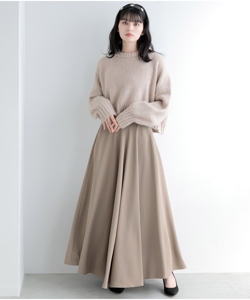 Dita Muaj.（ディータムアージュ）の「【ZOZO限定】Muaj.クロップドカラーニット（ニット/セーター・レディース・オレンジ/カーキ/ブラウン/ベージュ・FREE）」の12枚目の写真