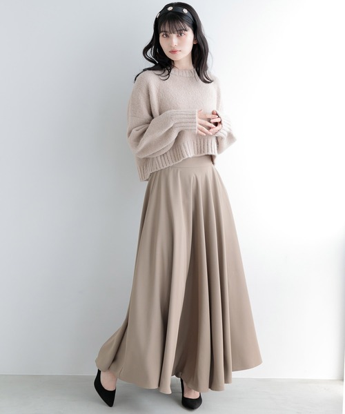 Dita Muaj.（ディータムアージュ）の「【ZOZO限定】Muaj.クロップドカラーニット（ニット/セーター・レディース・オレンジ/カーキ/ブラウン/ベージュ・FREE）」の16枚目の写真