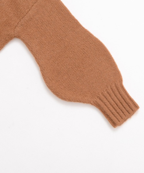 Dita Muaj.（ディータムアージュ）の「【ZOZO限定】Muaj.クロップドカラーニット（ニット/セーター・レディース・オレンジ/カーキ/ブラウン/ベージュ・FREE）」の17枚目の写真