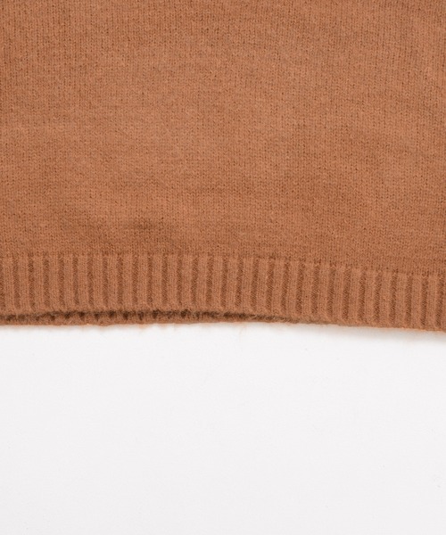 Dita Muaj.（ディータムアージュ）の「【ZOZO限定】Muaj.クロップドカラーニット（ニット/セーター・レディース・オレンジ/カーキ/ブラウン/ベージュ・FREE）」の15枚目の写真