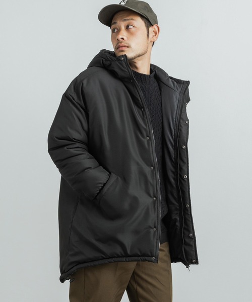 Rocky Monroe(ロッキーモンロー)の「オーバーサイズ 中綿モンスターパーカー ビッグシルエット(ミリタリージャケット・メンズ・ネイビー/チャコール/ベージュ/ブラック・M/L/XL)」の21枚目の写真