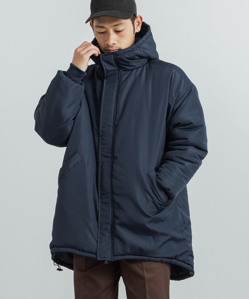 Rocky Monroe(ロッキーモンロー)の「オーバーサイズ 中綿モンスターパーカー ビッグシルエット(ミリタリージャケット・メンズ・ネイビー/チャコール/ベージュ/ブラック・M/L/XL)」の20枚目の写真