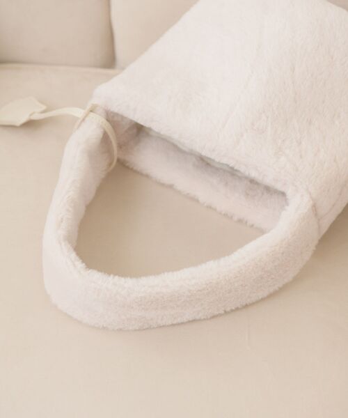 ems excite(エムズエキサイト)の「ファーハンドBAG(ハンドバッグ・レディース・ピンク/ブラウン/ナチュラル・ONE SIZE)」の9枚目の写真