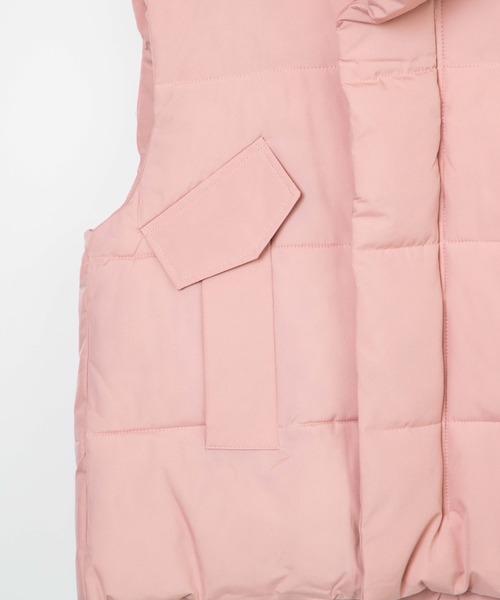 WC（ダブル シー）の「オーバーパファーベスト（ダウンベスト・レディース・ブラック/アイボリー/ピンク・FREE）」の21枚目の写真