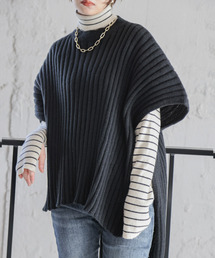 AMELY | 2wayアウターポンチョ(ポンチョ)