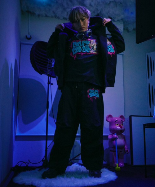 GALFY（ガルフィー）の「GALFY/ガルフィー わんわん落書きカラフルパンツ（その他パンツ・メンズ・サックスブルー/ブラック/パープル・L/XL）」の19枚目の写真