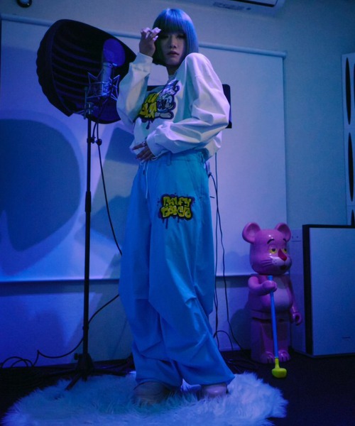 GALFY（ガルフィー）の「GALFY/ガルフィー わんわん落書きカラフルパンツ（その他パンツ・メンズ・サックスブルー/ブラック/パープル・L/XL）」の21枚目の写真