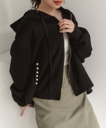 fifth | パールデザインバックフリルパーカー(パーカー)