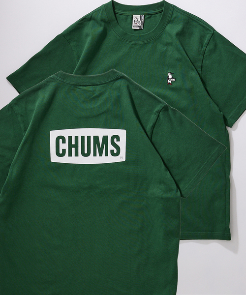 CHUMS（チャムス）の「【CHUMS By JOURNAL STANDARD】別注 ブービーロゴTシャツ（Tシャツ/カットソー・メンズ・ホワイト/ライトブルー/ブラック/グリーン/グレー系その他/ダークブルー・MEDIUM/LARGE/X-LARGE）」の4枚目の写真