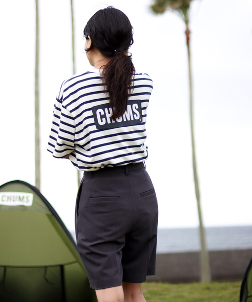 CHUMS（チャムス）の「【CHUMS By JOURNAL STANDARD】別注 ブービーロゴTシャツ（Tシャツ/カットソー・メンズ・ホワイト/ライトブルー/ブラック/グリーン/グレー系その他/ダークブルー・MEDIUM/LARGE/X-LARGE）」の20枚目の写真