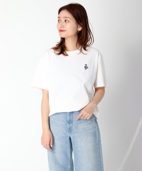 CHUMS（チャムス）の「【CHUMS By JOURNAL STANDARD】別注 ブービーロゴTシャツ（Tシャツ/カットソー・メンズ・ホワイト/ライトブルー/ブラック/グリーン/グレー系その他/ダークブルー・MEDIUM/LARGE/X-LARGE）」の21枚目の写真