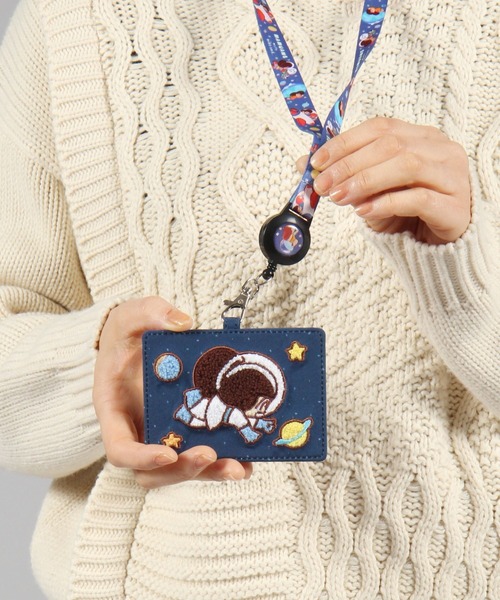 niko and...（ニコアンド）の「【マムアンちゃん】コラボIDケース（パスケース・レディース・ネイビー/オフホワイト・0）」の14枚目の写真