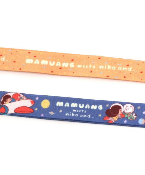 niko and...（ニコアンド）の「【マムアンちゃん】コラボIDケース（パスケース・レディース・ネイビー/オフホワイト・0）」の8枚目の写真