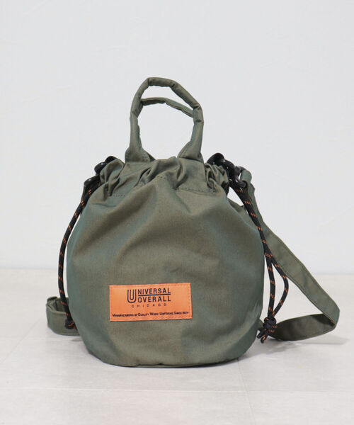 UNIVERSAL OVERALL(ユニバーサルオーバーオール)の「【UNIVERSAL OVERALL】2WAYポーチバッグM(ショルダーバッグ・レディース・ブラック/ベージュ/オリーブ・FREE)」の16枚目の写真
