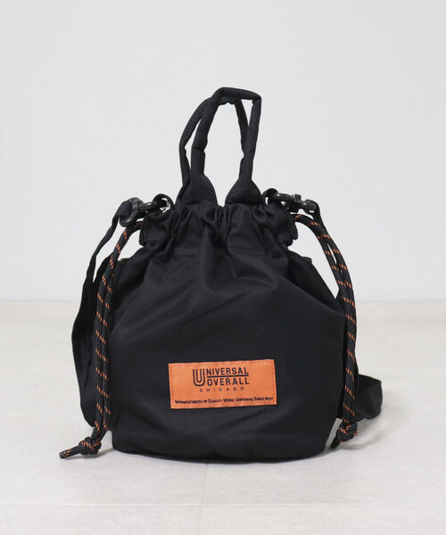 UNIVERSAL OVERALL(ユニバーサルオーバーオール)の「【UNIVERSAL OVERALL】2WAYポーチバッグM(ショルダーバッグ・レディース・ブラック/ベージュ/オリーブ・FREE)」の5枚目の写真