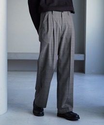 【SERACE】Wide silhouette straight slacks / ワイドシルエットストレートスラックス