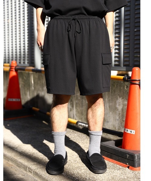 marka◇カーゴショーツ/ショートパンツ/2/コットン/BLK/無地/M23A