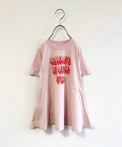 Life Support Products（ライフサポートプロダクツ）の「コットンUSA半袖プリントワンピース(90～150cm)（ワンピース・キッズ・ブラック/パープル/ピンク・100/150/110/130/140/90/120）」の3枚目の写真