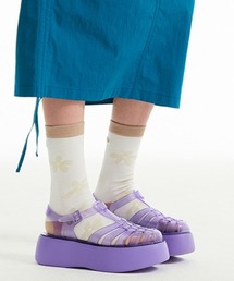 KIRSH（キルシー）の「KIRSH CHERRY PLANT PATTERN SOCKS/キルシーチェリープラネットパターンソックス（ソックス/靴下）」