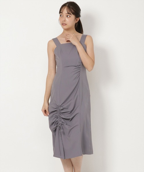 【セール】ドロストデザインスリットキャミワンピースセット（ワンピース）｜REDYAZEL（レディアゼル）