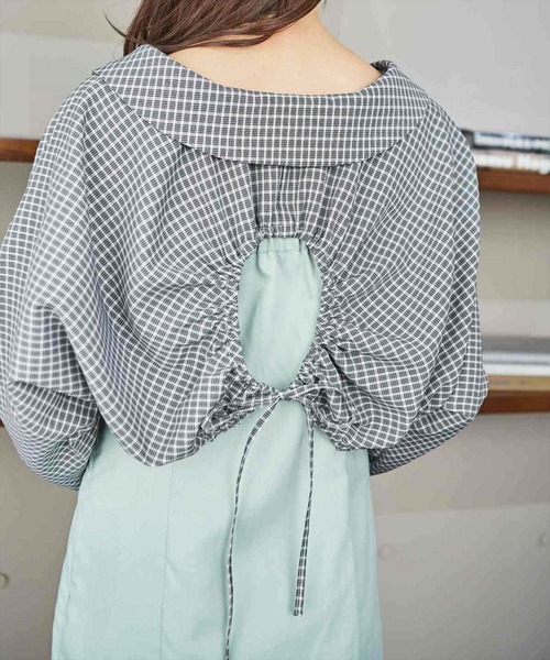 【セール】ドロストデザインスリットキャミワンピースセット（ワンピース）｜REDYAZEL（レディアゼル）