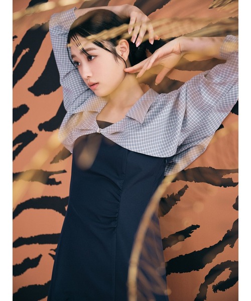 【セール】ドロストデザインスリットキャミワンピースセット（ワンピース）｜REDYAZEL（レディアゼル）