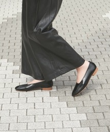 H.V.F.N（ハブファン）の「【H.V.F.N.×Daniella & GEMMA】レイン対応メタリックラウンドトゥフラットシューズ（バレエシューズ）」