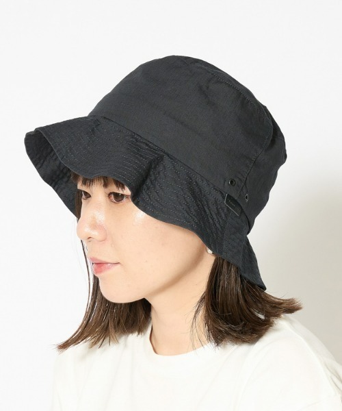 Snow Peak（スノーピーク）の「TAKIBI Light Ripstop Hat（ハット・レディース・ネイビー/ブラック/アイボリー・2）」の6枚目の写真