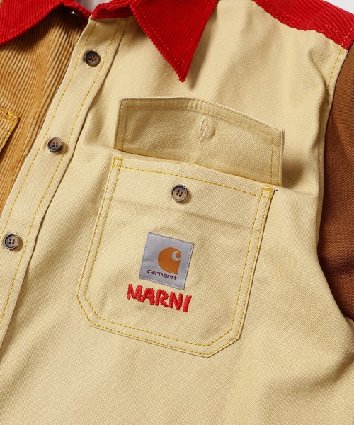 MARNI（マルニ）の「MARNI X CARHARTT WIP シャツ MEN（その他トップス・メンズ・ベージュ・MEDIUM/SMALL）」の5枚目の写真