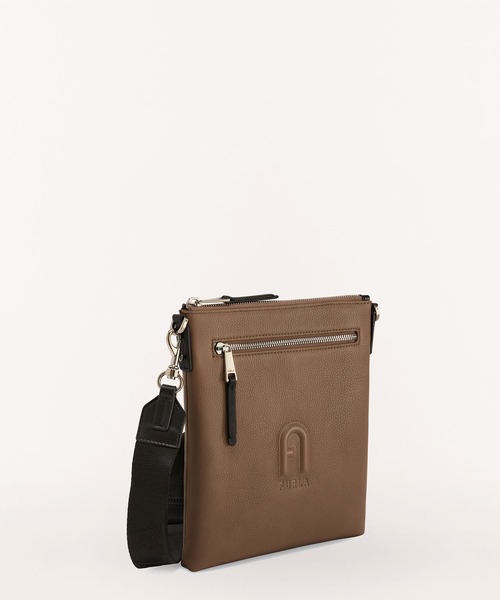 FURLA（フルラ）の「MAN COSMO MINI CROSSBODY（ショルダーバッグ・メンズ・グレイッシュベージュ・ONE SIZE）」の10枚目の写真