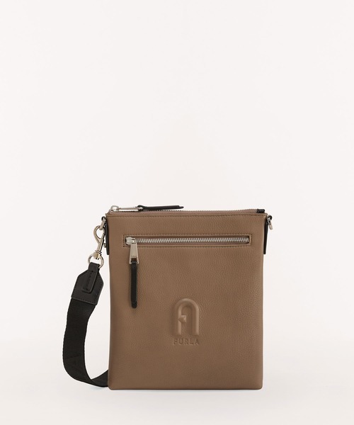 FURLA（フルラ）の「MAN COSMO MINI CROSSBODY（ショルダーバッグ・メンズ・グレイッシュベージュ・ONE SIZE）」の11枚目の写真