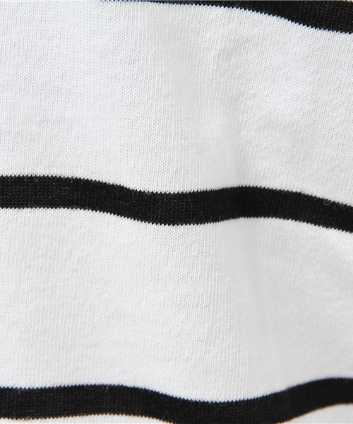 Chico（チコ）の「ラッフル袖TOPS（Tシャツ/カットソー・レディース・ホワイト×ブラック/ホワイト・FREE）」の9枚目の写真