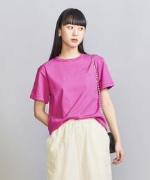 ＜COOME＞ロゴ刺繍 ショートスリーブ Tシャツ